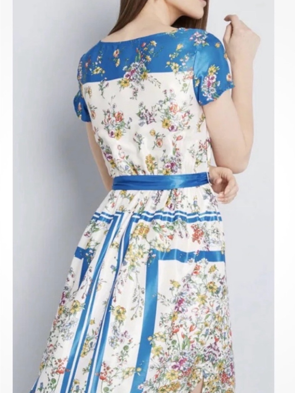 ModCloth Sunlit Reverie Silk Scarf Style Dress (SASH NOT INCLUDED) - Picture 2 of 5